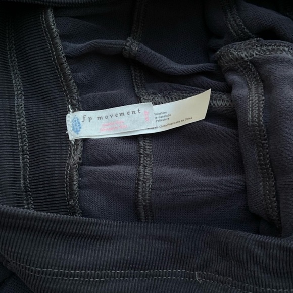 FP Movement Goldie Yoga Flow Drawstring Waistband Sweatpants in Brushed Black XS - Picture 10 of 10